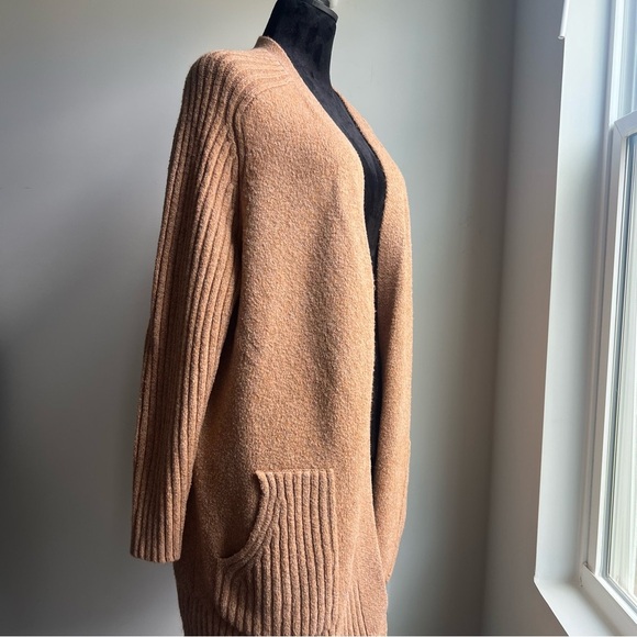 Christian Siriano Tan Open-Front Cardigan - 1X - Picture 9 of 9